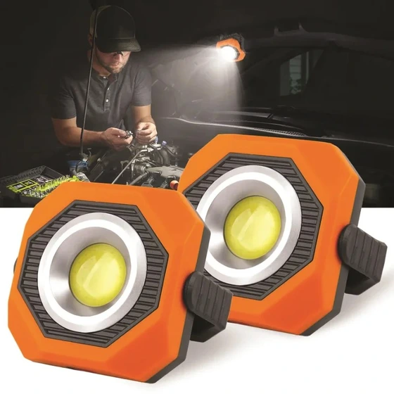 چراغ شارژی و خورشیدی مغناطیسی کد 601